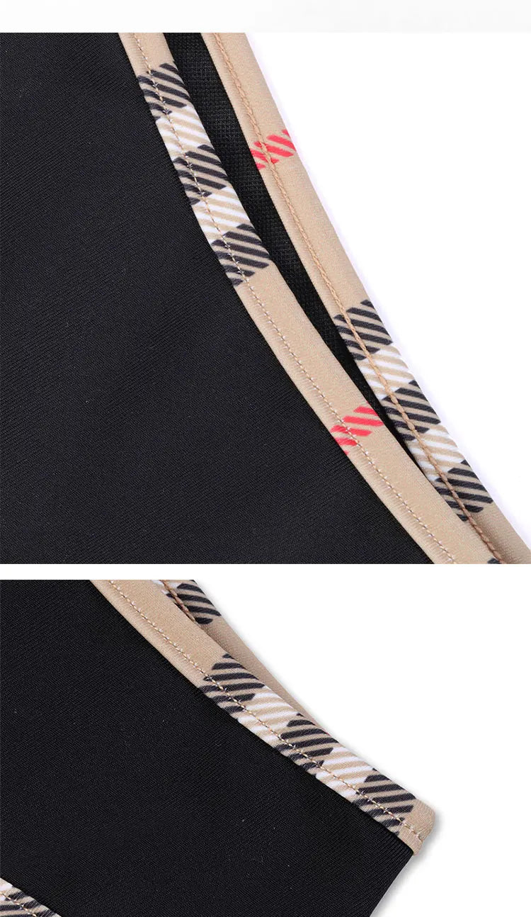 Check Bikini Sets Luxury Designer Brand Classic Print Swimsuit Two-piece Fashion Sexy Beach Swimwear 2025 Summer Women Clothing