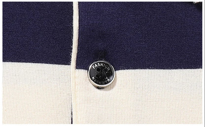Spring Men Polo Shirt Cotton Long Sleeve Stripe Polo Shirt Men Autumn Embroidery Casual Fashion Polo Shirt Business T-shirts Men
