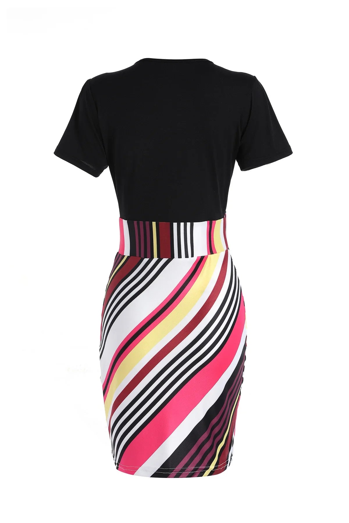 Women's Color Block Bodycon Mini Skirt - Sexy High Waist Floral Print Short Skirt, Tight Clubwear for Party/Night Out