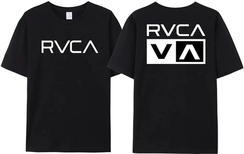 100% Cotton RVCA T Shirt Men Women THE BALANCE OF OPPOSITES Tee Tshirt Oversized Short Sleeve Design Brand T-shirt Top Clothes