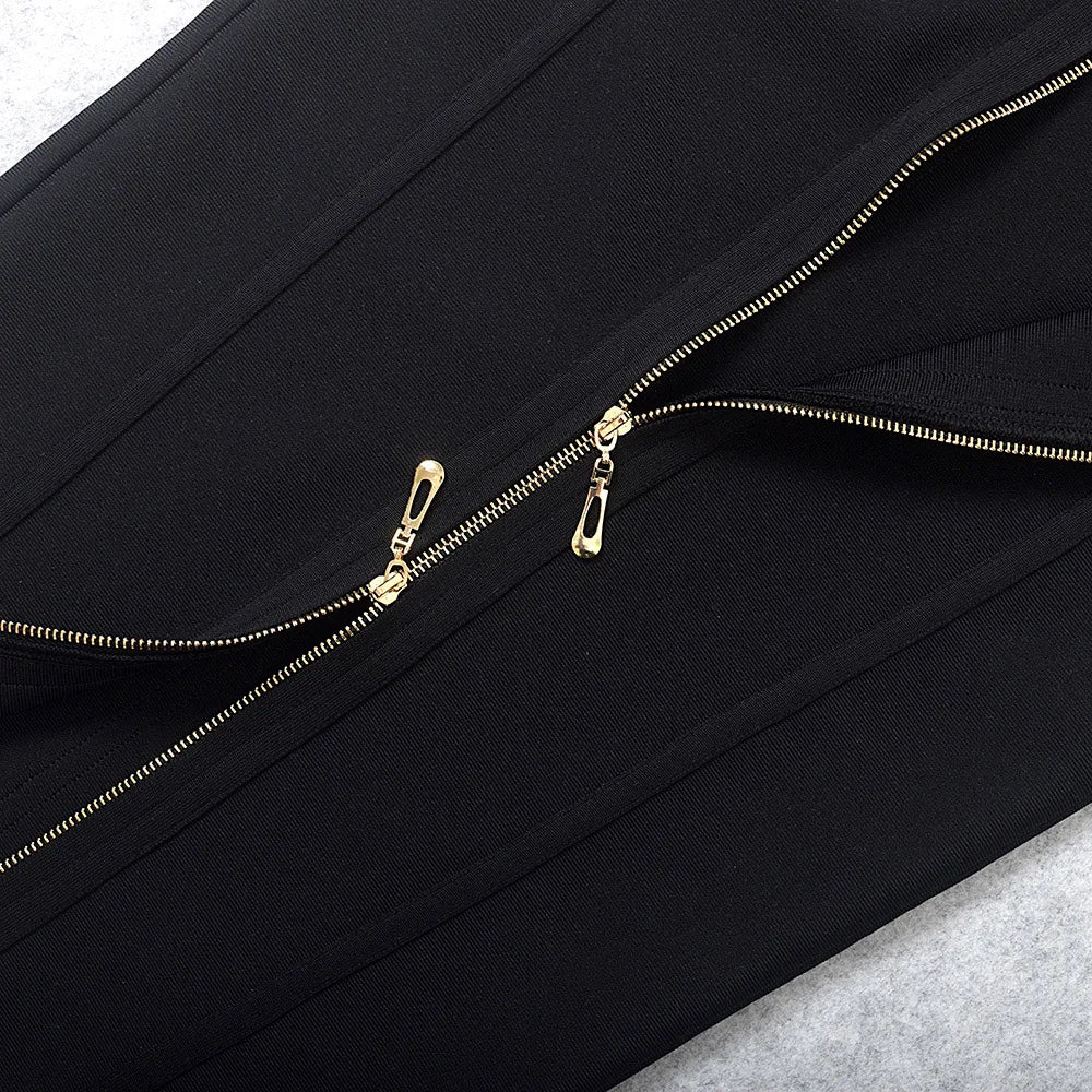 BEAUKEY 2026 Sexy Women White Turtleneck Bandage Dress Tank Runway Elastic Dress Party Black Bodycon Vestidos