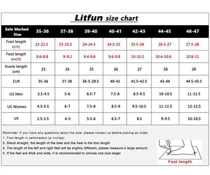 Litfun Summer Clogs Sandals For Men New Outdoor Soft Botton Beach Slippers Anti-slip EVA Garden Shoes Fashion Hollow Hole Shoes