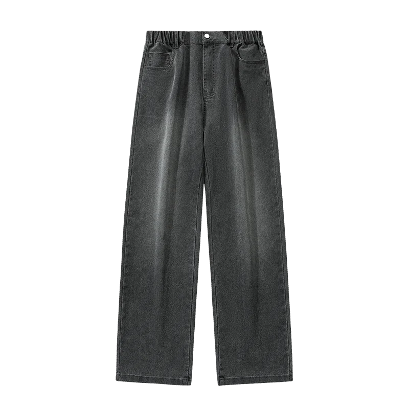 Spring New 190 Tall Boys Big Size Extra Long Pants Plus-size Men's Wear Extra Long Length 115cm Pants Loose Straight-leg Jeans