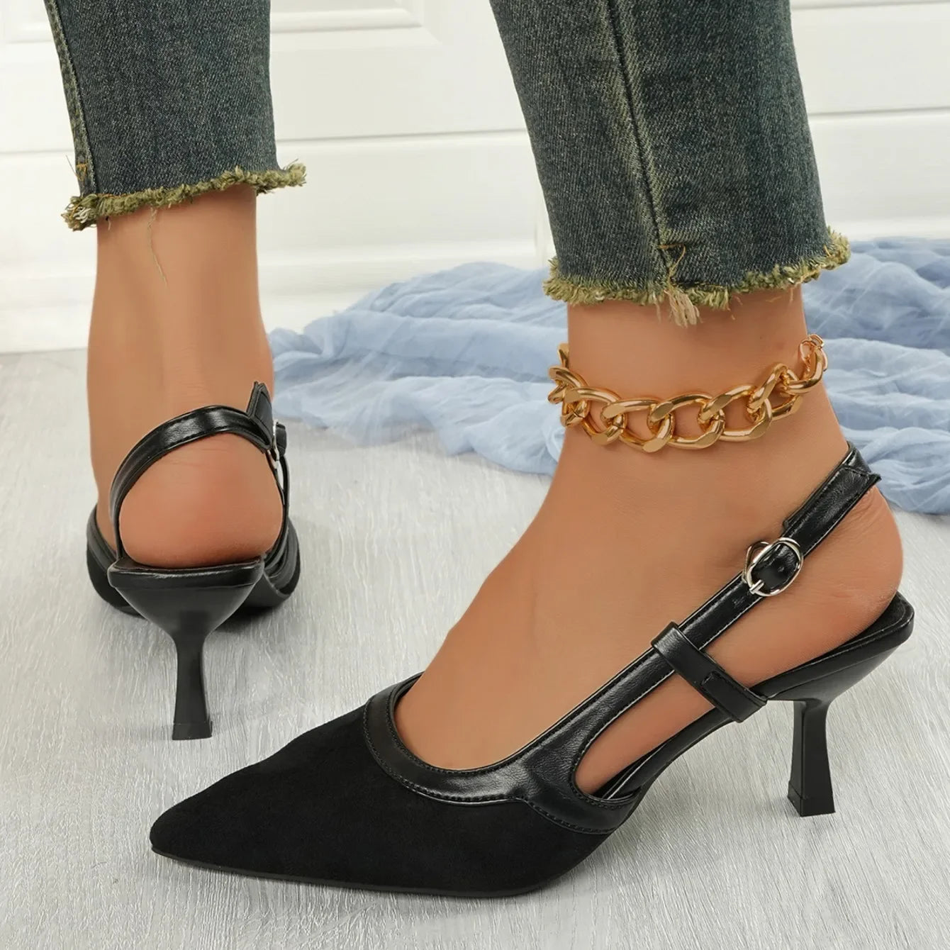 Luxury High-quality Women's Sandals Casual Fashion Brand High Heels Comfortable and Elegant 2025 Summer High Heels Women's Shoes