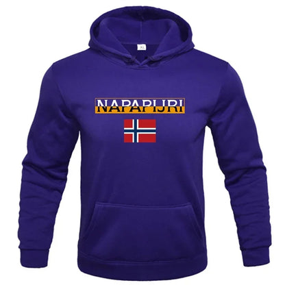 New Men's Fashion Brand Printed Hoodie Sportswear Multi functional Sports and Leisure Loose Hoodie Fashionable and Comfortable