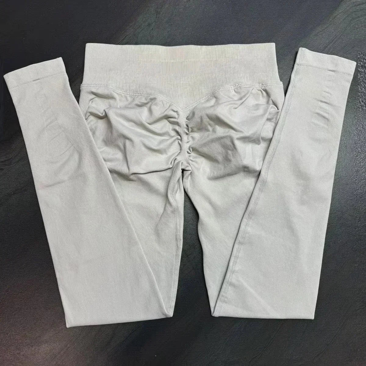 No Logo Scrunch Bum Gym Legging for Women Low Waistband Seamless Yoga Legging Workout Yoga Pants Push Up Sports Tights