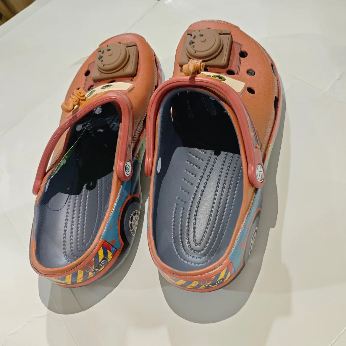 Adult Cartoon Mater Slippers Cars Shoes Outdoor Sandals Cute Figurine Anime Trailer Character Cave Shoes Sandals Eva Shoes Gift