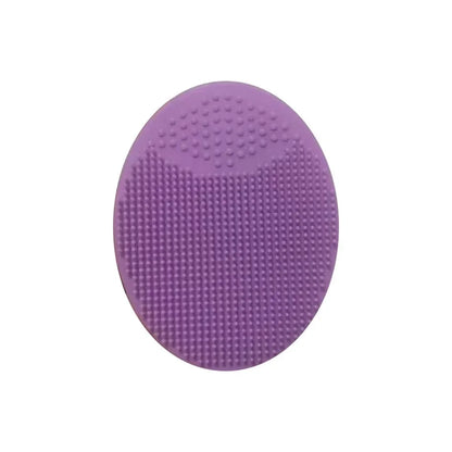New Silicone Face Wash Brush Clean Pores Baby Shampoo Brush Baby Bath Brush Soft Hair Round Shampoo Comb Home Use