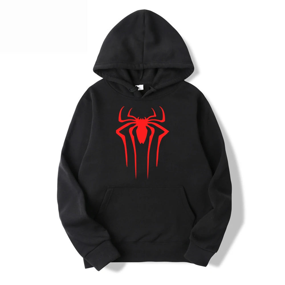 Fashion brand men's hoodie casual hoodie sportswear men's/women's top printed spider hoodie