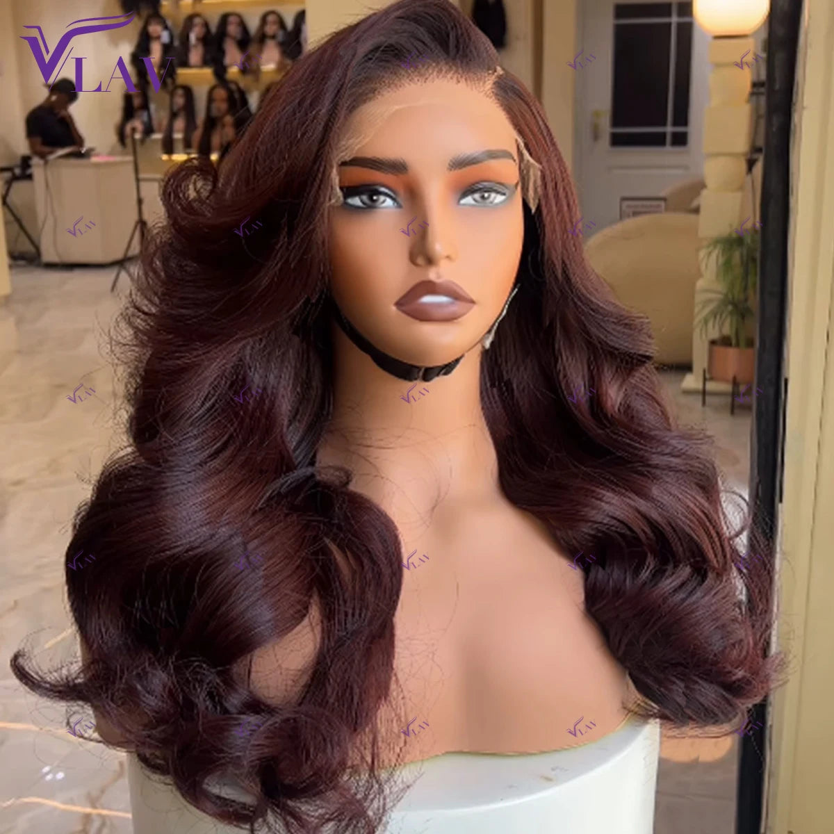 Brown Body Wave Glueless Wigs Human Hair 13×6 HD Lace Frontal Wigs 13×4/360 HD Lace PrePlucked With Baby Hair Wear And Go 36Inch