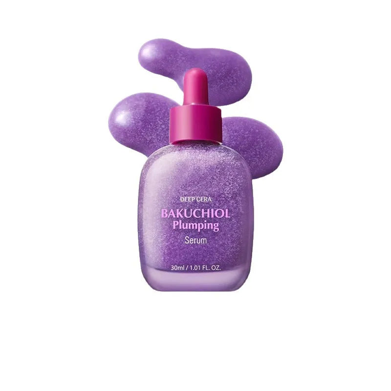 Vitamin whitening serum, niacinamide vitamin C serum, bakuchiol plumping serum, shrink pores, reduce wrinkles, and lift skin