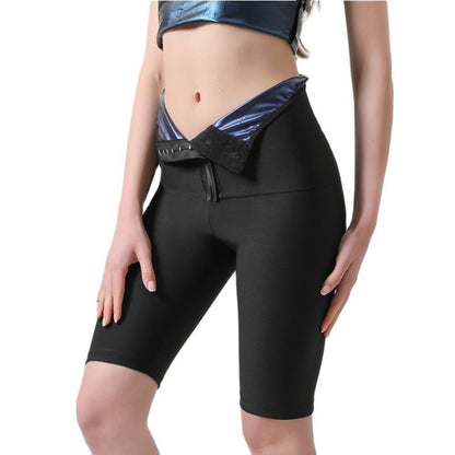 Body Shaper Pants Sauna Shapers Hot Sweat Sauna Effect Slimming Pants Fitness Short Shapewear Workout Gym Leggings Fitness Pants