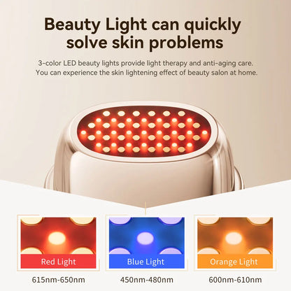 ANLAN Multi-Polar RF Beauty Device EMS Facial Lifting Skin Tightening Anti-Aging Wrinkle 3 Color Light Skincare Massage 24K Gold