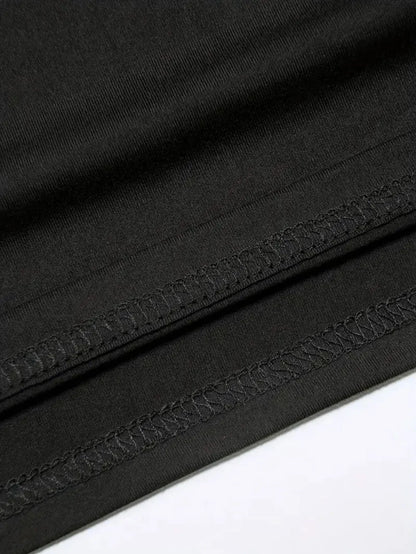 SummerLoose and comfortable long dress long T-shirt dress women's summer clashing dresses