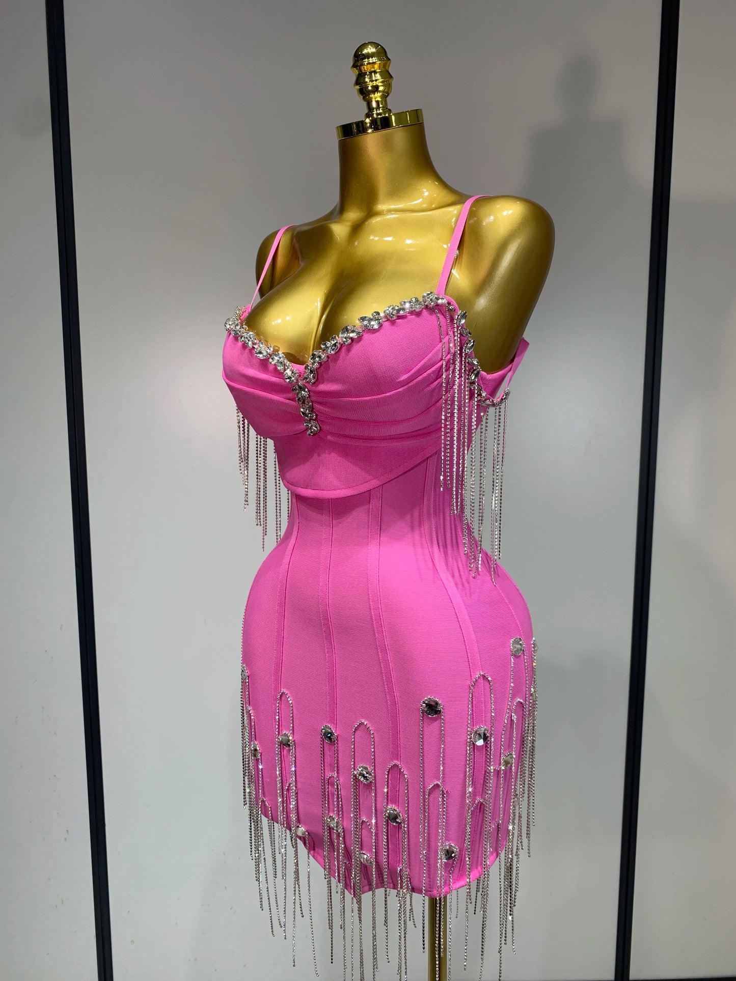 Women Sexy Backless Spaghetti Strap Bodycon Sleeveless Bandage Dress 2025 Elegant Prom Gown Club Evening Party Birthday Dresses