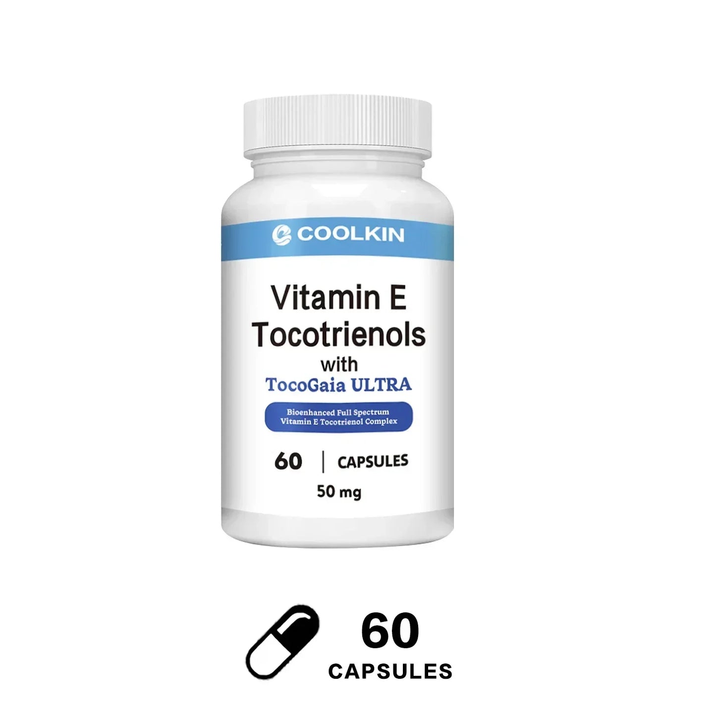 Vitamin E Tocotrienols - Supports Cardiovascular, Skin, and Bone Health, Anti Aging