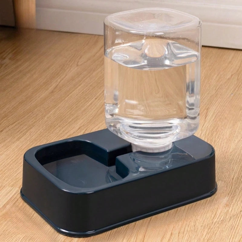 1/2 Pcs Pet Water Dispenser And 1 Pet Food Dispenser Set,  Cat Water Dispensers,  Pet Bowl Feeders