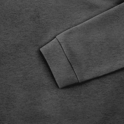 American autumn and winter heavy fleece long-sleeved men's sweater half zipper loose stand-up collar pullover men's sweater