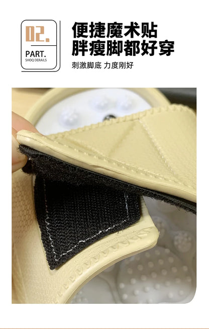 New Summer Men Massage Slippers Sides Indoor Outdoor Sandals Beach Casual Shoes Soft Sole Slides Men Flip-flops Men's Footwear