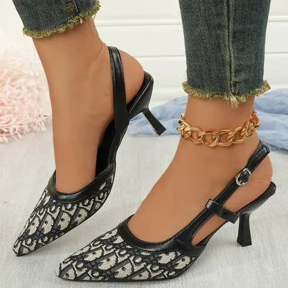 Luxury High-quality Women's Sandals Casual Fashion Brand High Heels Comfortable and Elegant 2025 Summer High Heels Women's Shoes