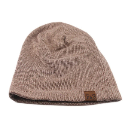 Fashion Bonnet Hat For Men And Women Autumn Knitted Solid Color Skullies Beanies Spring Casual Soft Turban Hats Hip Hop Beanie