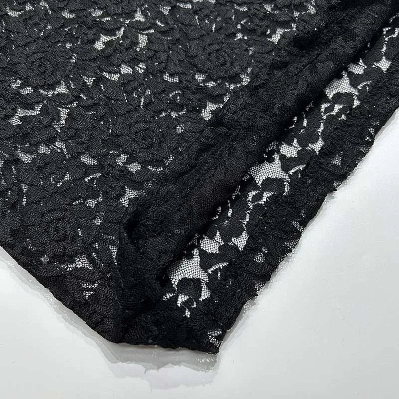 2024 Autumn New Sexy See-through Long Sleeve Dress Amazon Cross-border E-commerce Best-seller Women's Clothing Wholesale