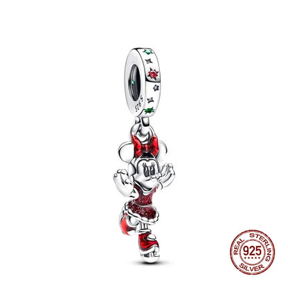 Charms 925 Silver Disney Series-Witch Charms Beads Fits 3mm Original Bracelet Necklace Womens DIY Fine Jewelry Gift Hot Sale