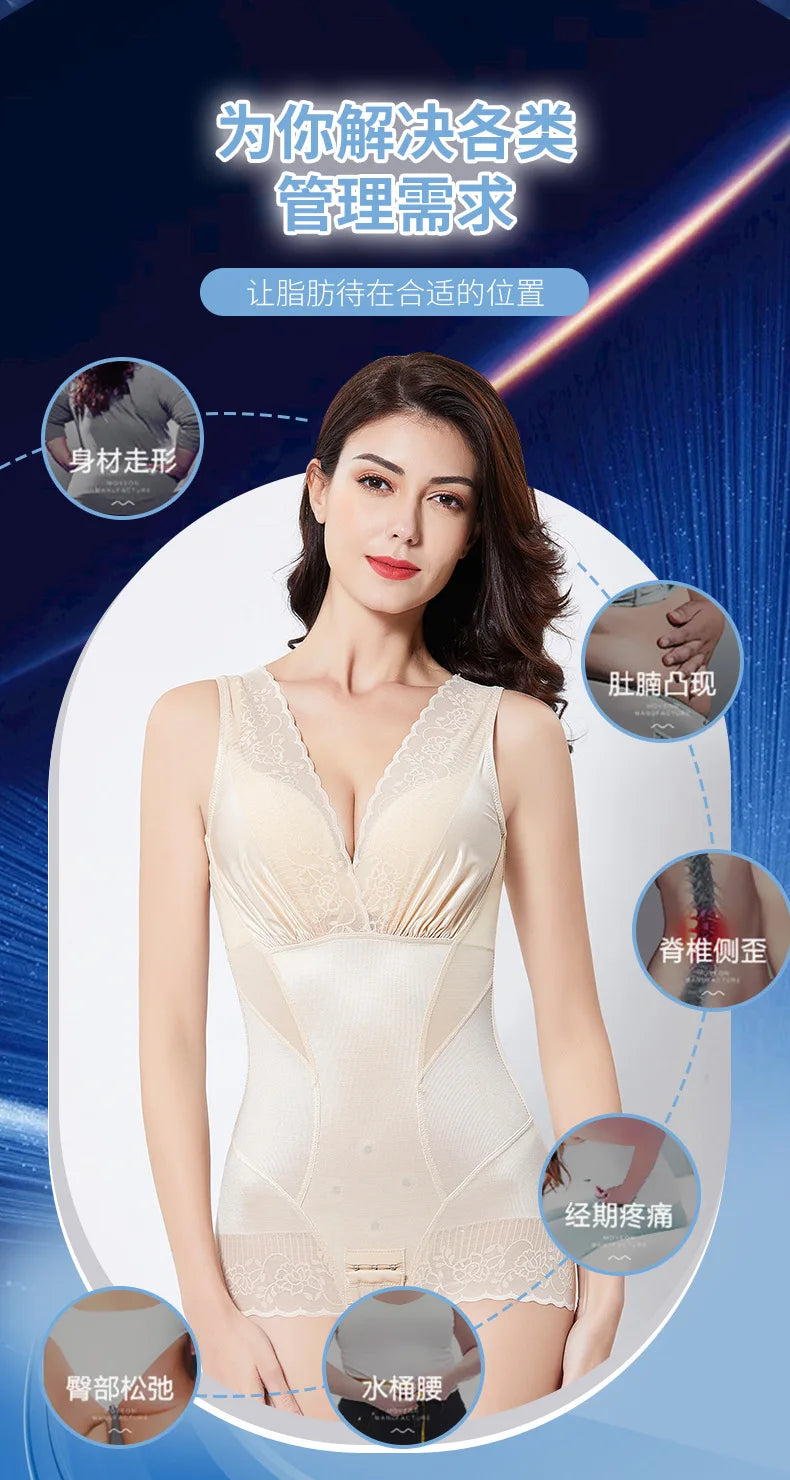 Shapewear Women Body Shaper One-pieces Bodysuit Corset Fajas Waist Trainer Shapers Sexy Lingerie Binder Underwear Woman Clothing