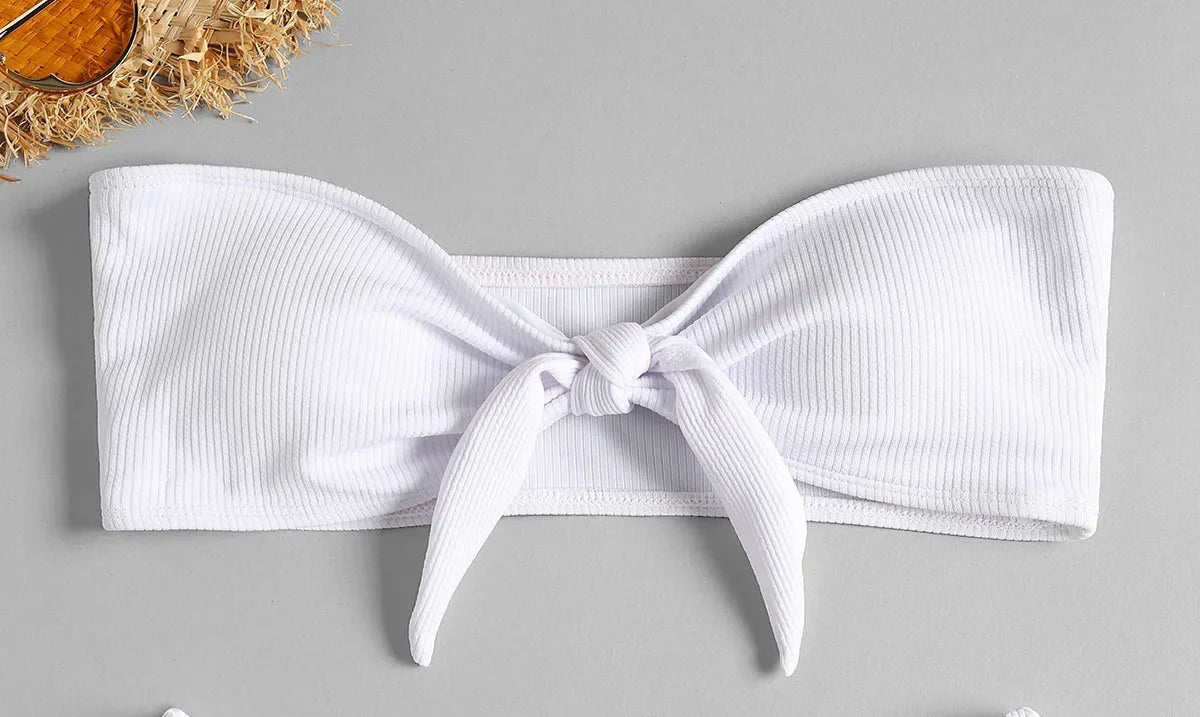 Bikini Bottoms Women's 2026 New Swimsuit Low Waisted Bottom Solid Brown Swimwear Thong Beachwear Brazilian Bathing Suit Summer