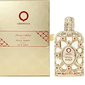 Orientica Luxury Collection Royal Amber for Unisex Eau de Parfum Spray, 5.0 Ounce Long lasting fragrance, Christmas gift