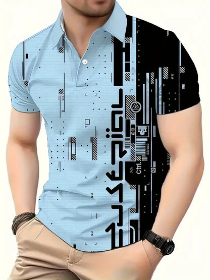 Classic Men's T-shirt Graphic Print Outdoor Casual Round Neck Short Sleeve Top Street Fashion T Shirt Male Oversized Clothing