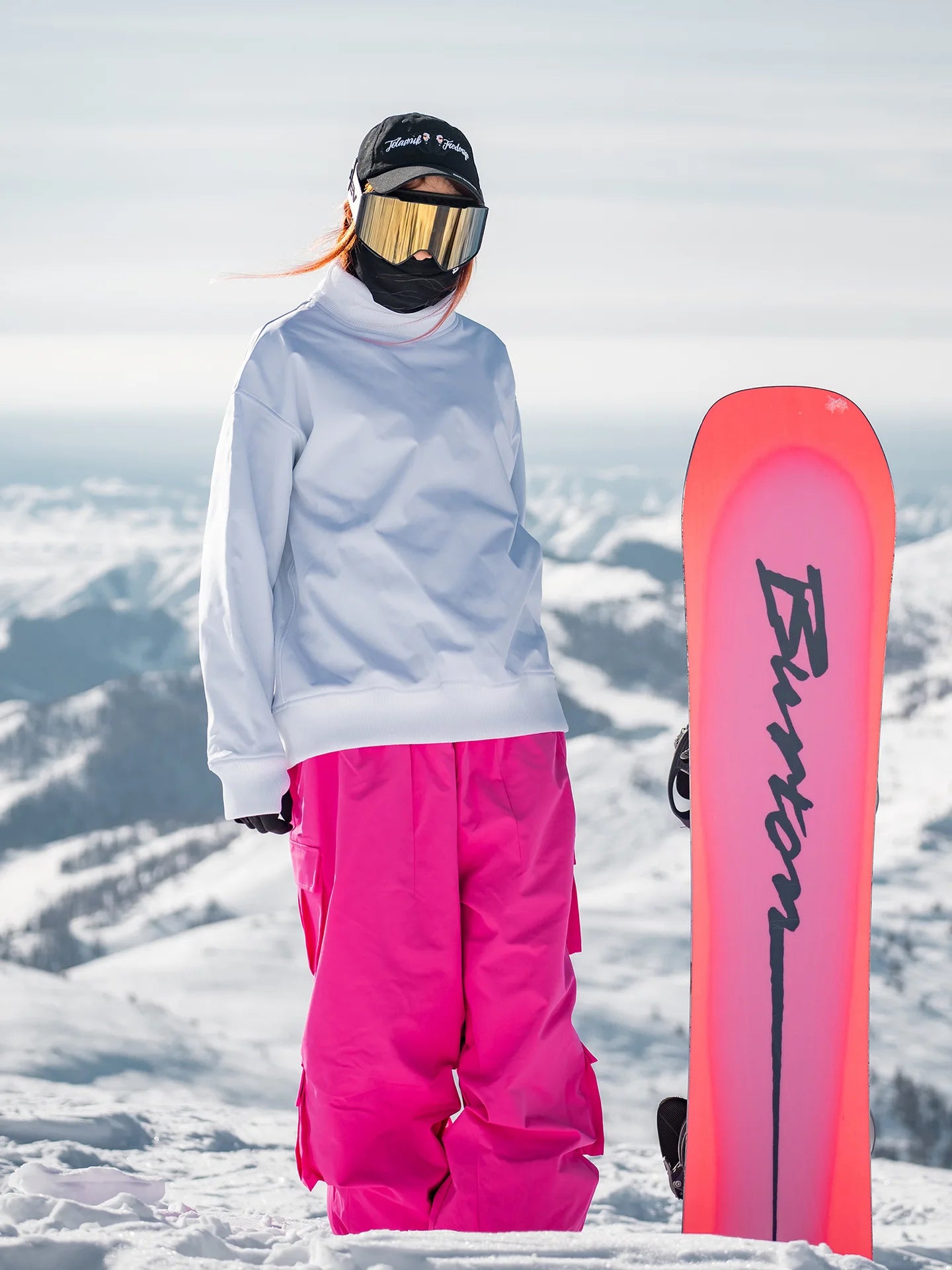 Oversize Winter Ski Pants 3L Snowboard Pant Thicken Thermal Waterproof Breathable Outdoor Sports Warm Women's Men's Ski Trousers