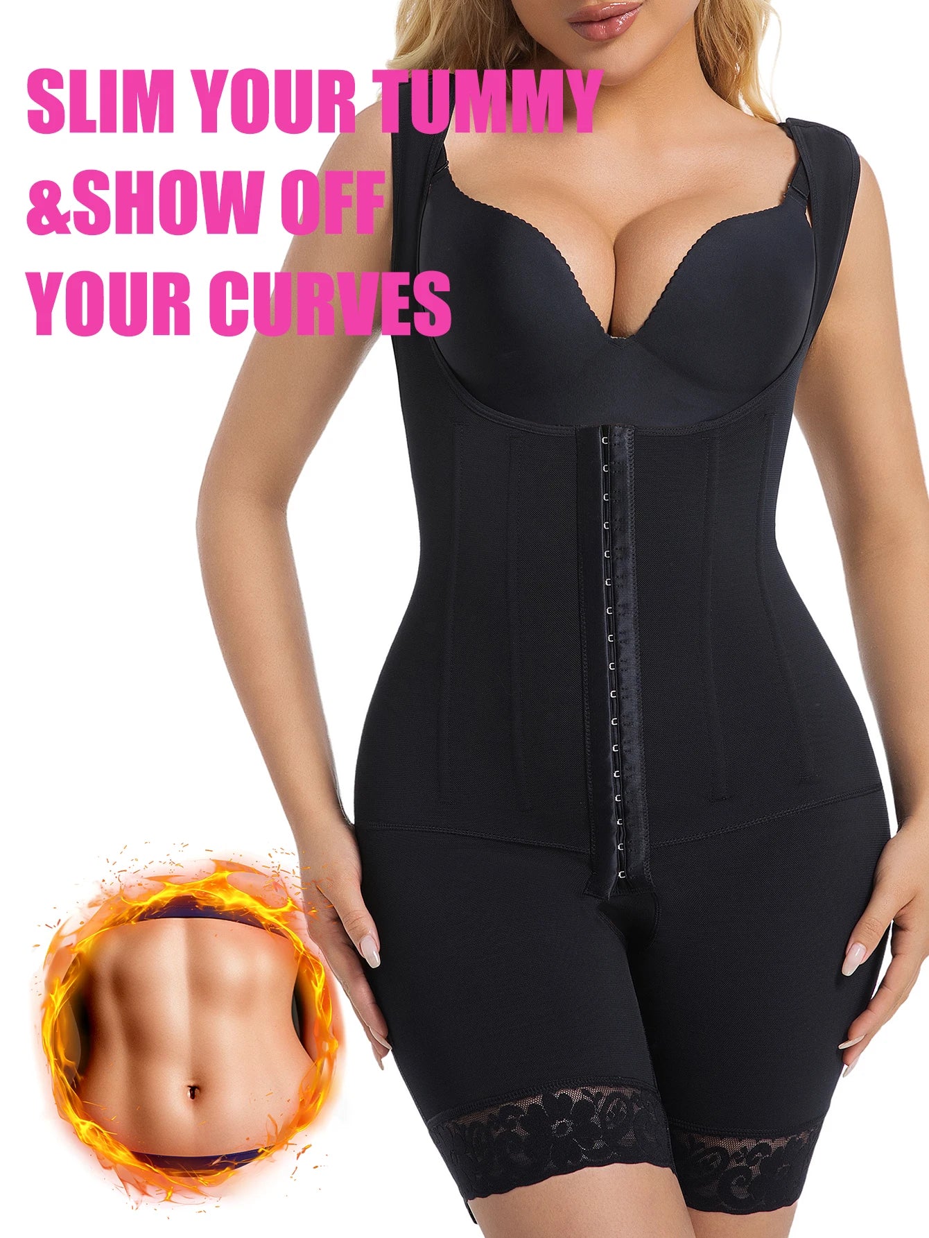 Women Full Body Shaper Fajas Colombianas Post Surgery Shapers Binders Waist Trainer Butt Lifter Shapewear Bbl Compression Girdle