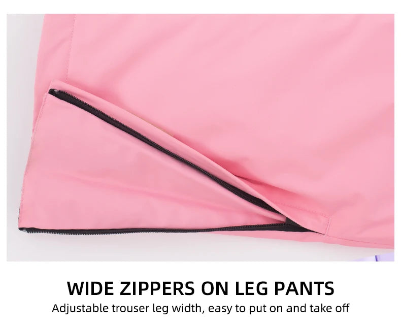 VECTOR Ski Pants Boys Girls Children Outdoor High-quality Windproof, Waterproof and Warm Snow Winter Ski Snowboard Pants Brand