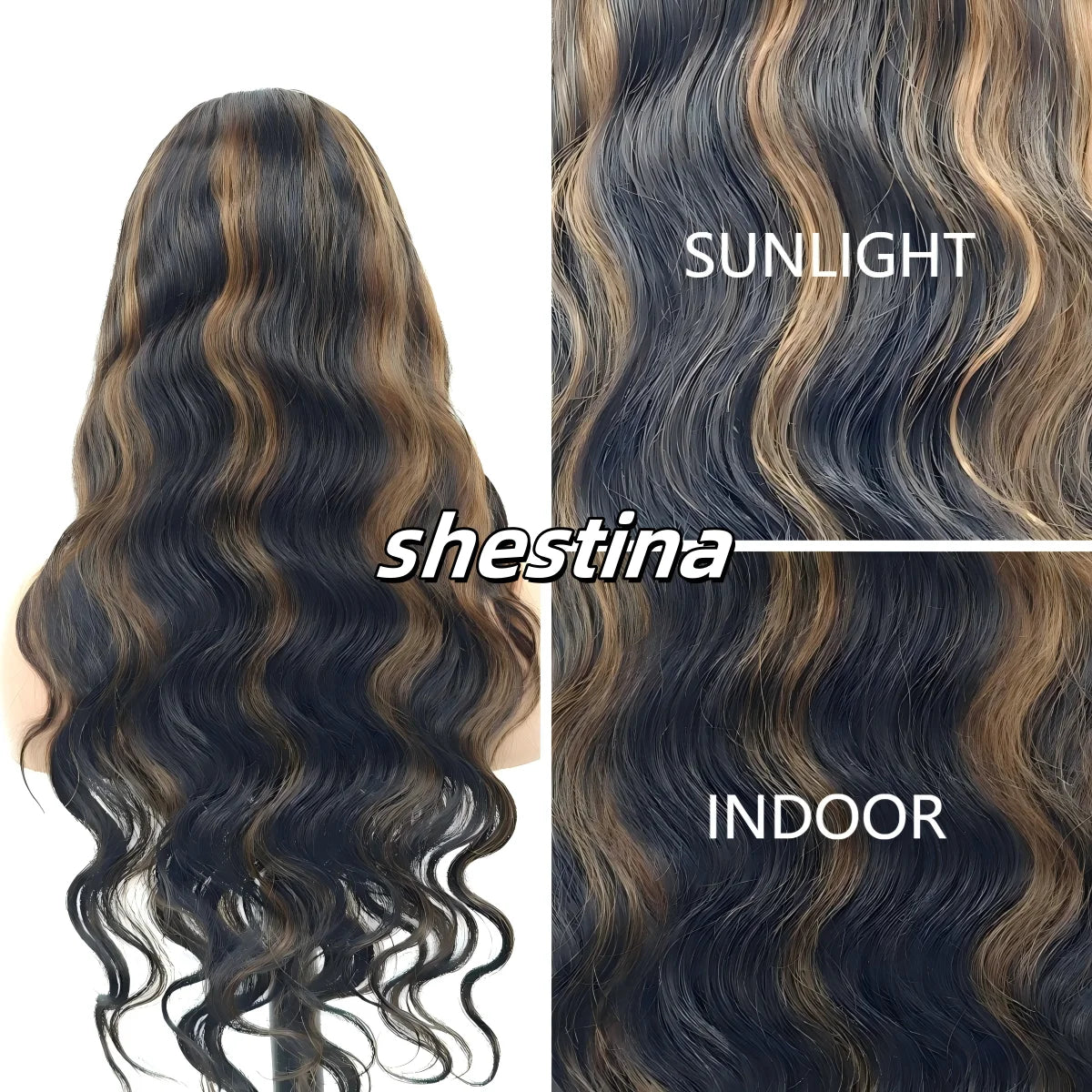 1B/30 Body Wave Highlight Wig Human Hair 30 Inch 13x4 HD Lace Frontal Wig 200 Density Natural Brazilian Hair Wig For Black Women