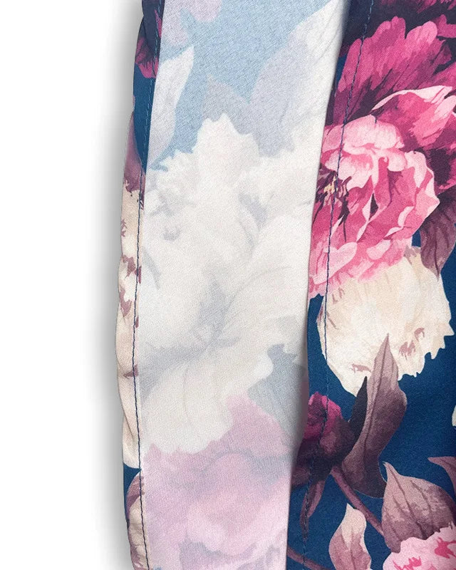 Women Sexy Spaghetti Strap Backless Short Top High Waist Ruffles Stitching Skirt Suit Summer Fashion Vacation Printed Suit