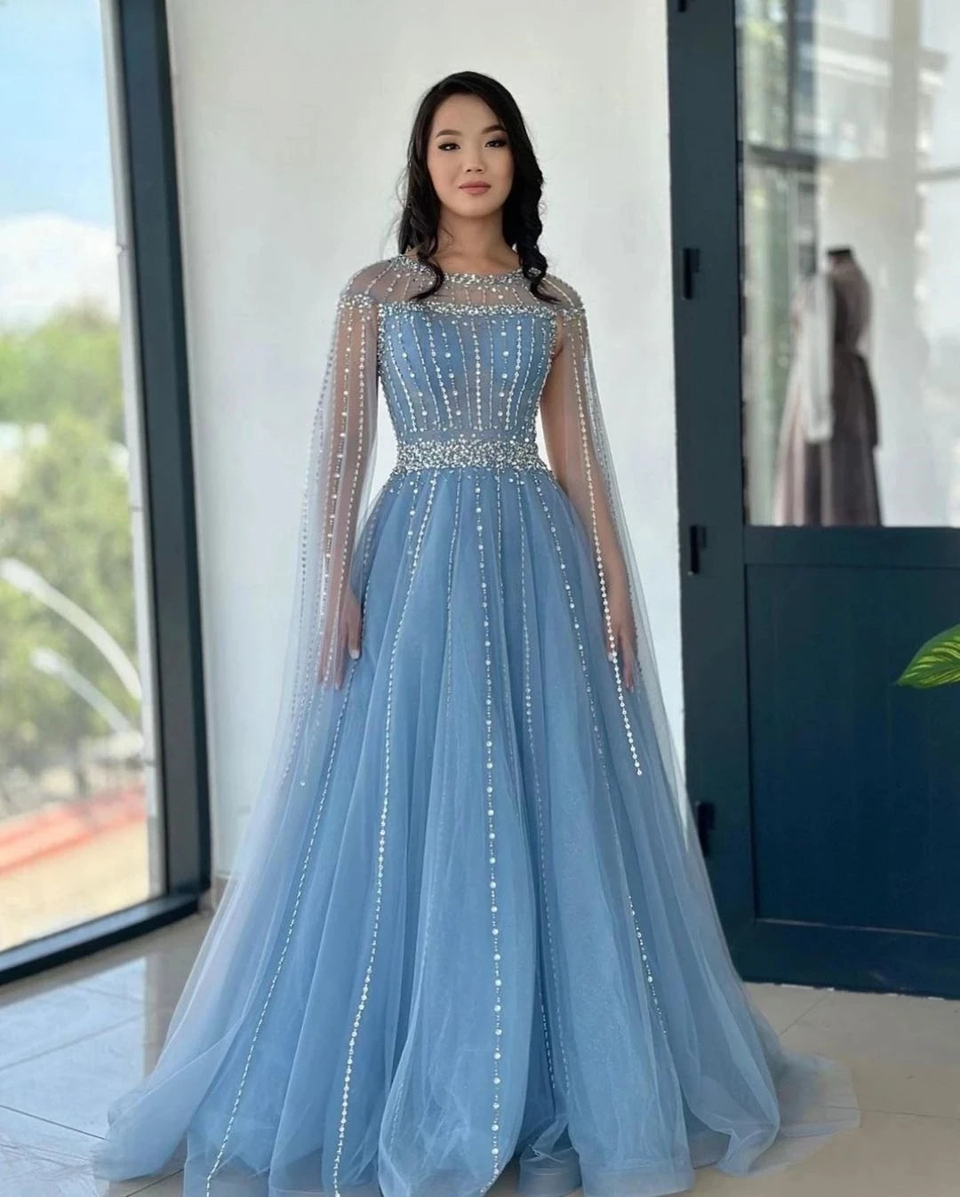 Dubai Evening Dress for Luxury Wedding Party Dress Women Elegant Luxury Customized Prom Party Cocktail Evening Long Dresses 2025