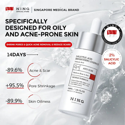 Salicylic Acid 2% Face Serum: Niacinamide + Centella Extract, Aids Blemish Soothing, Pore Refining & Oil Regulation