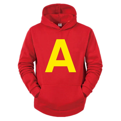 Spring/Autumn New Alvin and The Chipmunks Fashion Neutral Casual Sportswear Men's Hoodie Halloween Costume Women's Pullover