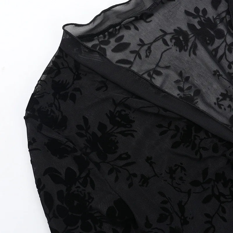 Autumn New Fashionable Chiffon Slim Fit Ruffle Trumpet Sleeve Shirt for Women