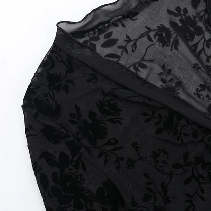 Autumn New Fashionable Chiffon Slim Fit Ruffle Trumpet Sleeve Shirt for Women