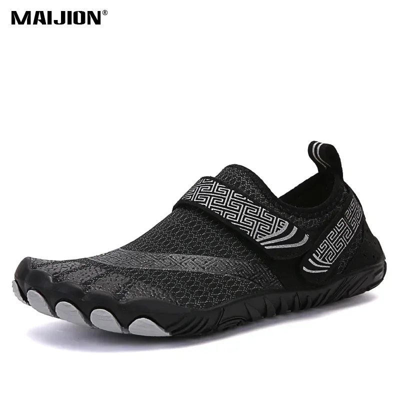 Men Women Elastic Beach Barefoot Seaside Aqua Shoe Quick-Dry Breathable Surf Wading Shoe Non Slip Upstream Swimming Water Shoe
