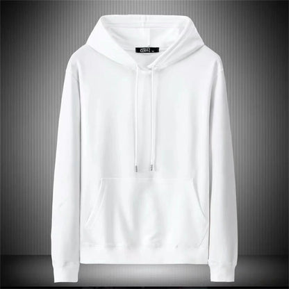 2025 New Hoodies Spring and Autumn Hooded Sweatshirts Men's Hoodie Cardigan Solid Color Classic Jacket Men Coat Men Clothing