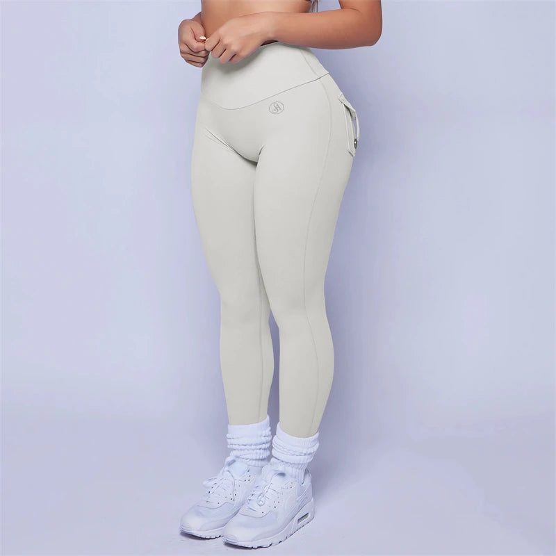 2026 Allure The Band Gym Leggings Women High Waist Tights Pants Peach Hip with Pockets Women Workout Gym Leggings ATB Yoga Pants