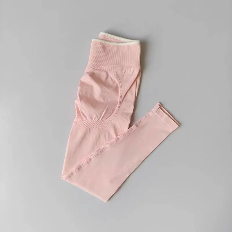 Peach Butt Yoga Pants, High-Waisted Butt-Lifting Fitness Pants for Women, Highly Elastic Quick-Drying Tight Leggings for Workout