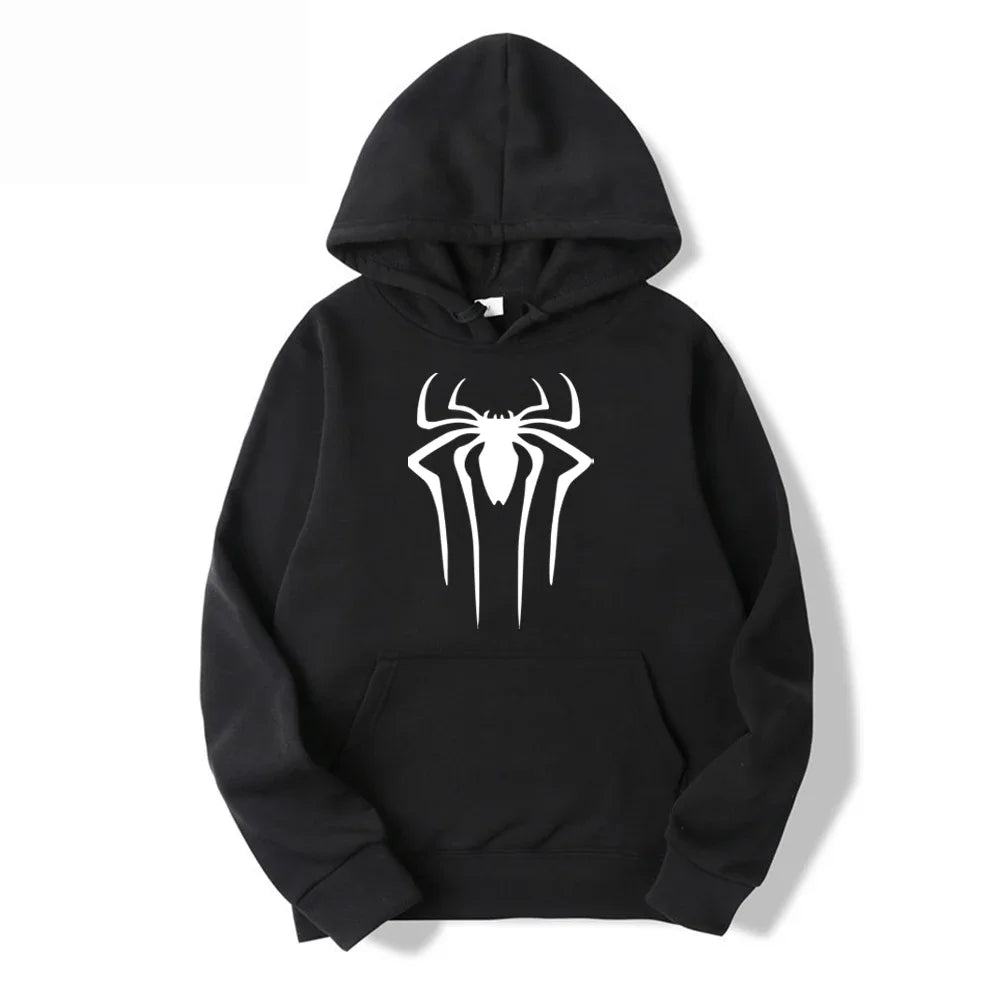 Fashion brand men's hoodie casual hoodie sportswear men's/women's top printed spider hoodie
