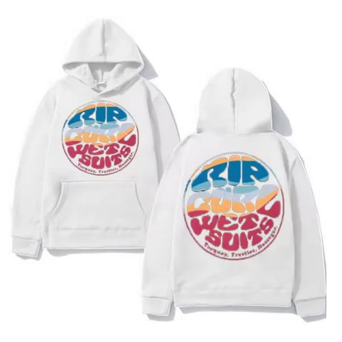 2025 Trend Rip Curl Autumn/Winter Hoodie Printed Men's Pullover Hoodie Hoodie Brand Jogger Long Sleeve Warm Sweatshirt Top