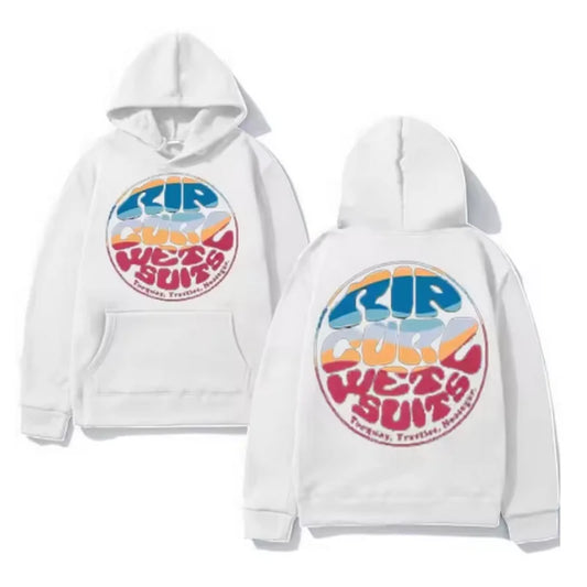 2025 Trend Rip Curl Autumn/Winter Hoodie Printed Men's Pullover Hoodie Hoodie Brand Jogger Long Sleeve Warm Sweatshirt Top