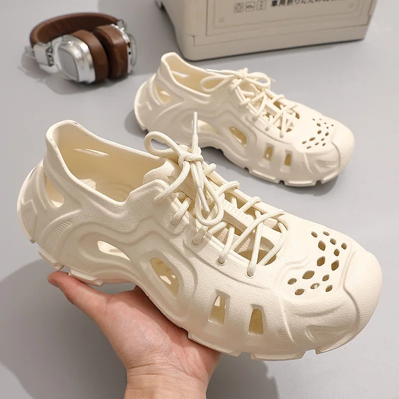 Super Cool Beach Sandals Comfortable Thick EVA Soles Antislip Outdoor Slippers Fashion Slides Street Normal Style Shoes