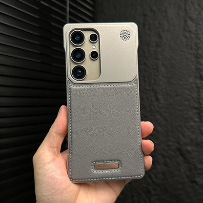 Luxury Leather Frameless Aromatherapy Case for Samsung Galaxy S25 S24 S23 Plus Ultra For Magsafe Magnetic Hybrid Shockproof Capa